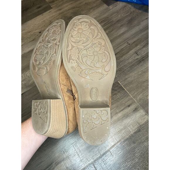 Sofft Euro Soft Adeah Brown Booties 7.5 Vegan Leather Normcore Classic Comfort - Picture 8 of 10